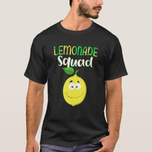 Grappig Gekke lachende citroen zomer limonade squa T-shirt