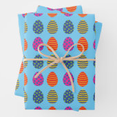 Grappig, gekleurd paaspakpapier inpakpapier vel (In situ)