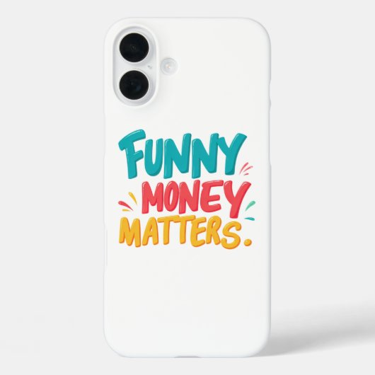 Grappig geld doet ertoe Case-Mate iPhone case (Achterkant)