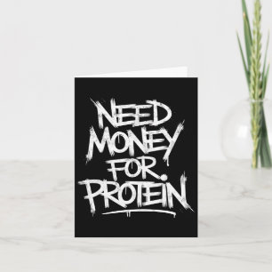 Grappig Geld Nodig Voor Eiwittraining Joke Gym Wei Kaart