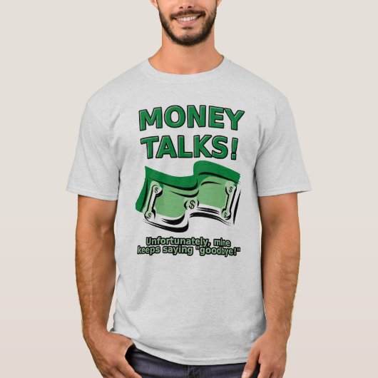 Grappig Geld T-Shirt (Voorkant)