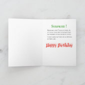 Grappig Gelukkige Verjaardag Muziek Thema Lange Ve Kaart (Binnen)