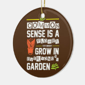 Grappig gemeenschappelijk gevoel is een ventilator keramisch ornament (Links)