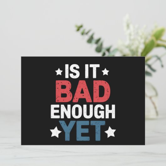 Grappig genoeg is het slecht genoeg, maar patriott kaart (Staand voorkant)