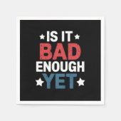 Grappig genoeg is het slecht genoeg, maar patriott servet (Voorkant)