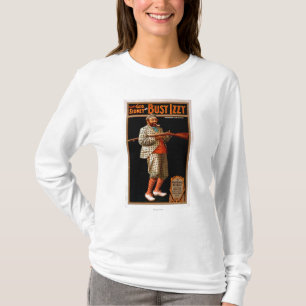 Grappig Geo. Sidney as Busy Izzy Theater Poster T-shirt