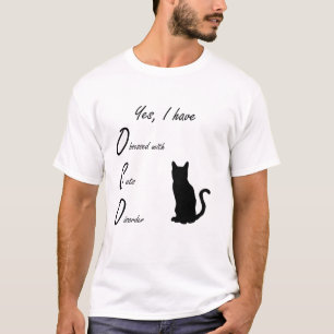 Grappig geobsedeerd door katten T-shirt