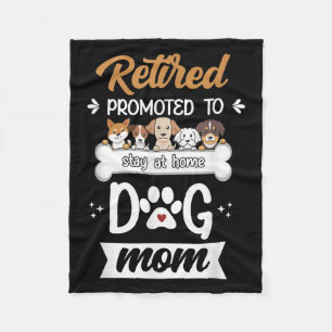 Grappig Gepensioneerd Hond Mam Gift Schattige Pet Fleece Deken