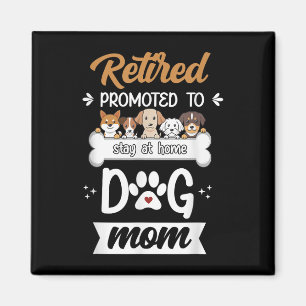 Grappig Gepensioneerd Hond Mam Gift Schattige Pet Magneet