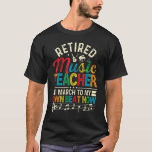 Grappig Gepensioneerd Muziek Leraar Gift Shirt Pen