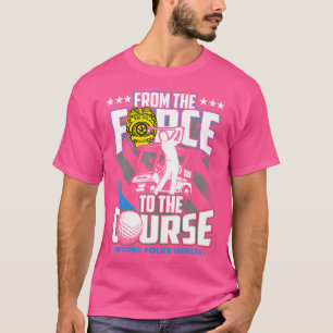 Grappig Gepensioneerd Politieagent Golf Pensioen C T-shirt