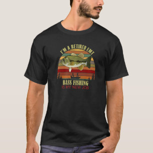 Grappig Gepensioneerde EMT Nieuwe Baan Bassangelen T-shirt