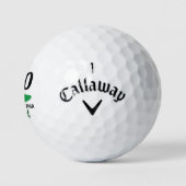 Grappig Gepersonaliseerd 50ste Verjaardag Cadeau v Golfballen (Logo)