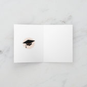 Grappig gepersonaliseerd Afstuderen Aankondiging (Binnen)