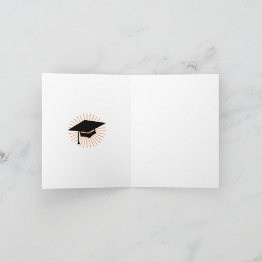 Grappig gepersonaliseerd Afstuderen Aankondiging (Binnen)