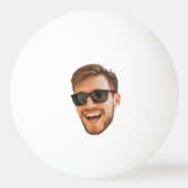 Grappig gepersonaliseerd Mannen Pingpongballen (Achterkant)