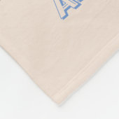 Grappig gepersonaliseerd oerwoud fleece deken (Hoek)