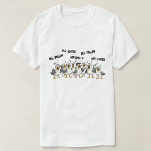 Grappig Gepersonaliseerd Onderwijs Naam Dwaas Ganz T-shirt