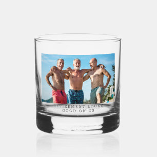 Grappig Gepersonaliseerd Pensioen Humor Foto Cadea Whisky Glas