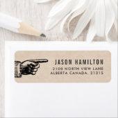 Grappig  | Gepersonaliseerd retouradres Etiket (Insitu)