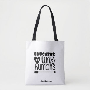 Grappig gepersonaliseerde Canvas tas van het gesch