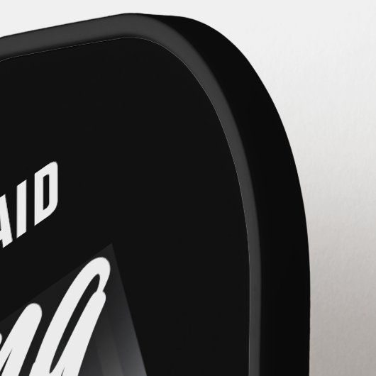 Grappig gepersonaliseerde Drink Wijn Pickleball Paddle (Links Detail)