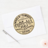 Grappig gepersonaliseerde genezing alles ronde sticker (Envelop)