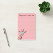 Grappig gepersonaliseerde Giraffe om lijst te doen Post-it® Notes (Kantoor)