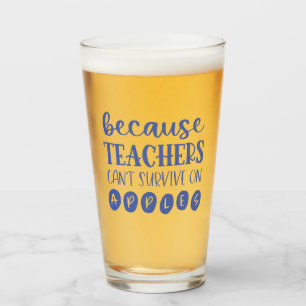 Grappig gepersonaliseerde leraar Gift Survive op a Glas