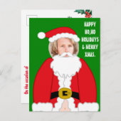 Grappig gepersonaliseerde sinterkletskostuum in ee briefkaart (Voorkant / Achterkant)