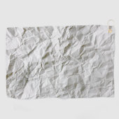 Grappig gerimpeld papier golfhanddoek (Horizontaal)
