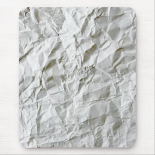 Grappig gerimpeld papier muismat