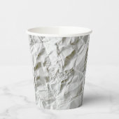 Grappig gerimpeld papier papieren bekers (Links)