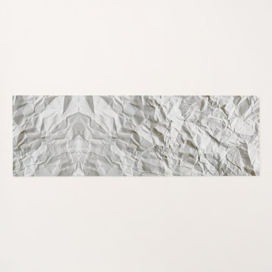 Grappig gerimpeld papier yogamat (Achterkant (horizontaal))