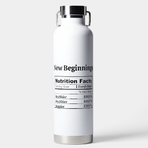 Grappig Gescheiden AF Nieuwe Beginnen Eén Vrijheid Waterfles