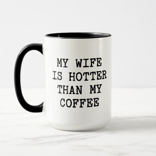 Grappig geschenk koffie mok voor man van vrouw (Links)
