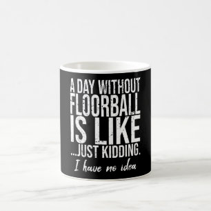 Grappig geschenk met floorball koffiemok