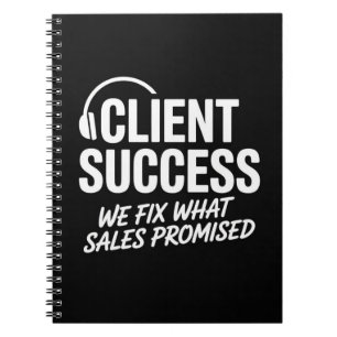 Grappig geschenk voor Client Success Manager Notitieboek