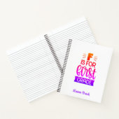 Grappig Geschenk voor eersteklasleerling gepersona Notitieboek (Binnen)