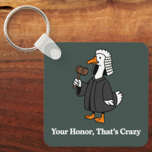 Grappig Geschenk voor Gans Advocaat Rechtsgeleerdh Sleutelhanger