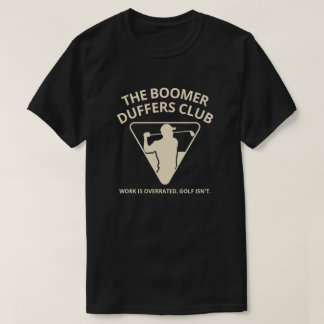 Grappig Geschenk voor Gepensioneerde Golfer De Boo T-shirt