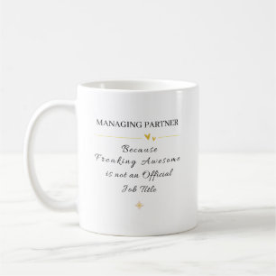 Grappig Geschenk voor Managing Partner Koffiemok