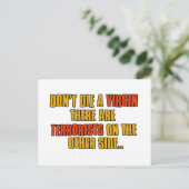 Grappig geschenkartikelen briefkaart (Staand voorkant)