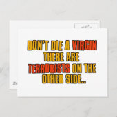 Grappig geschenkartikelen briefkaart (Voorkant / Achterkant)