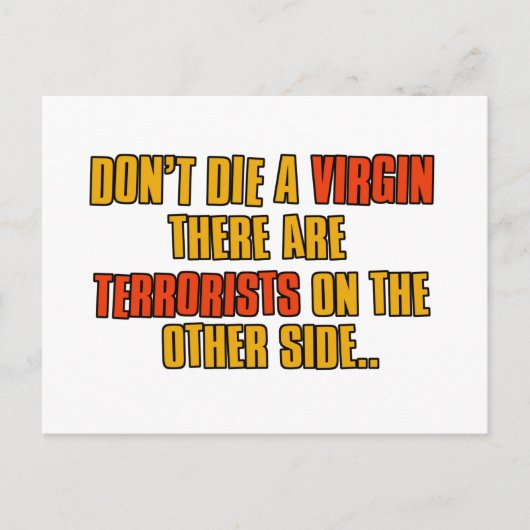 Grappig geschenkartikelen briefkaart (Voorkant)