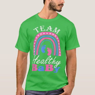 Grappig geslacht onthult team gezonde baby party s t-shirt