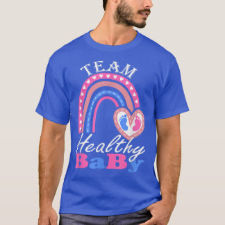 Grappig geslacht onthult team gezonde baby party s t-shirt