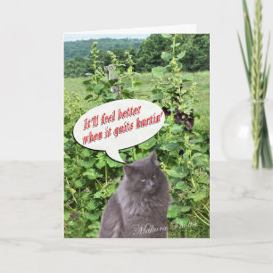 Grappig Get Well kaart