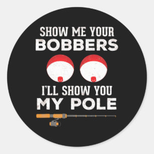Grappig Gevist cadeau voor mannen Gag Humor Show Ronde Sticker