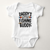 Grappig Gevist | Daddys Little Vissen Buddy Romper (Voorkant)